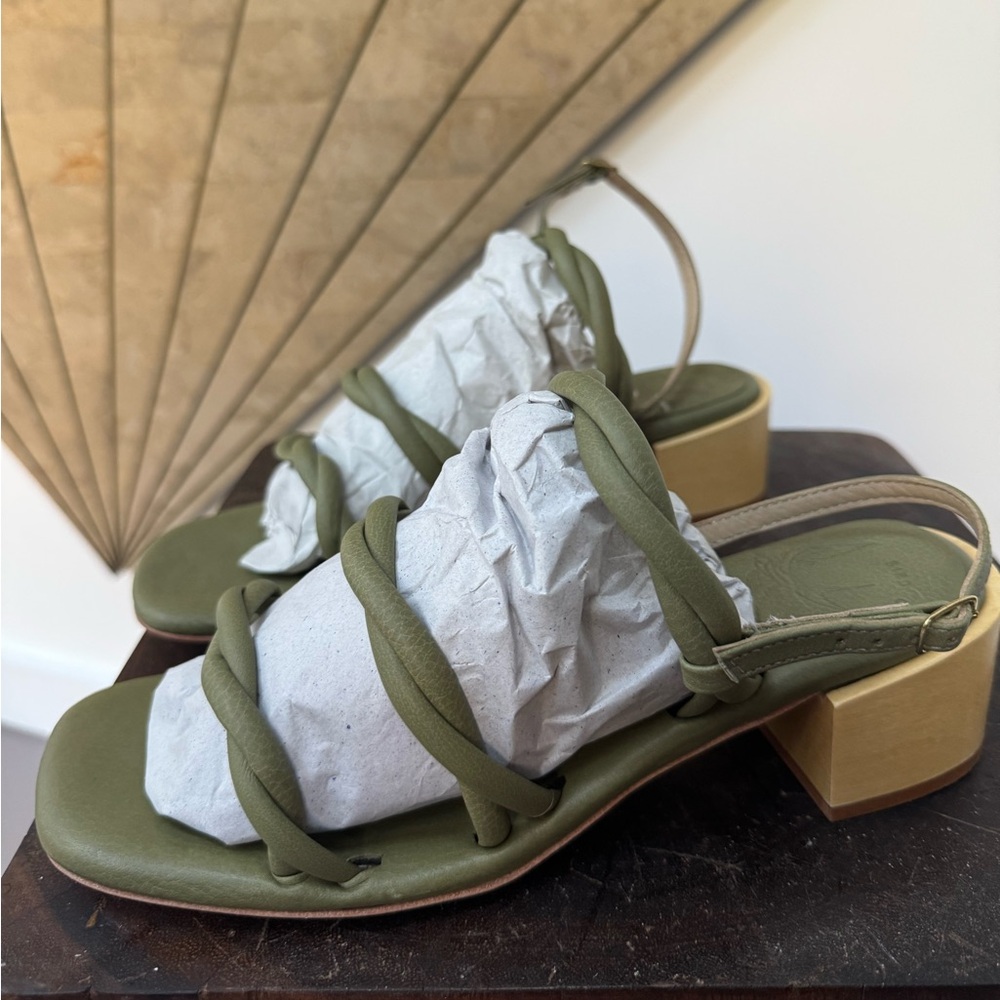 Bird of Flight Olive Green “Venice” Sandals